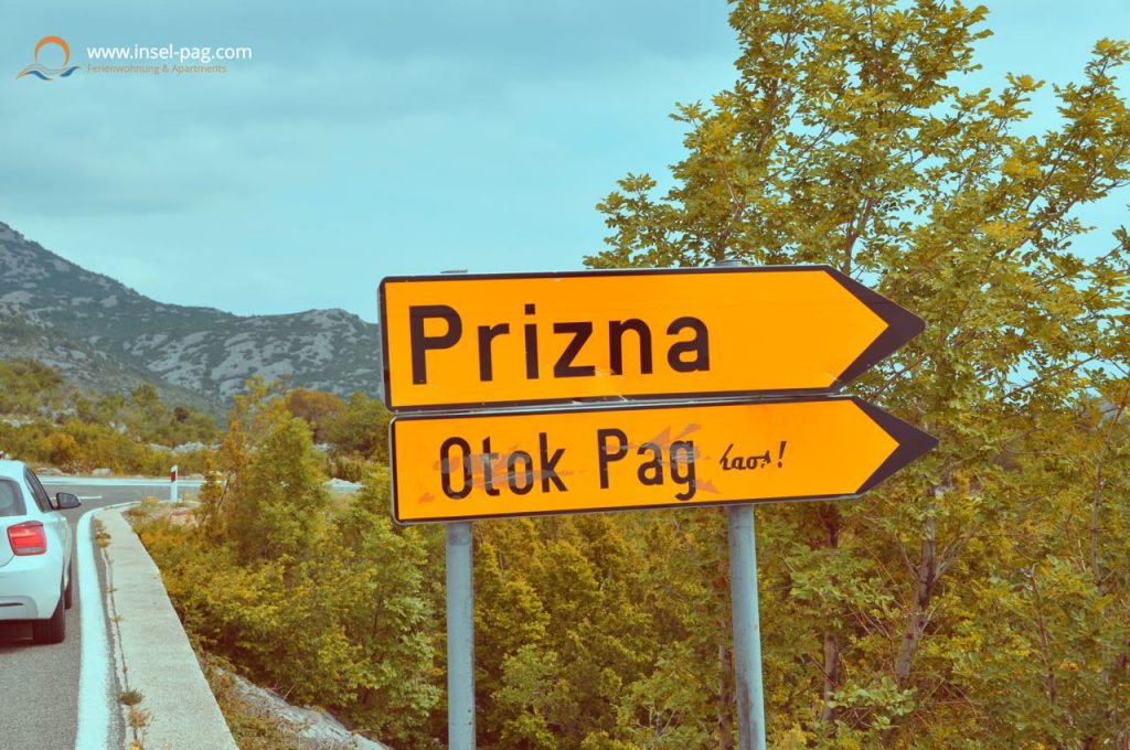 Insel-pag-mit-auto-prizna-kroatien